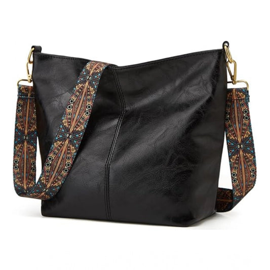 Jaunty Women's PU Leather Zipper Handbag