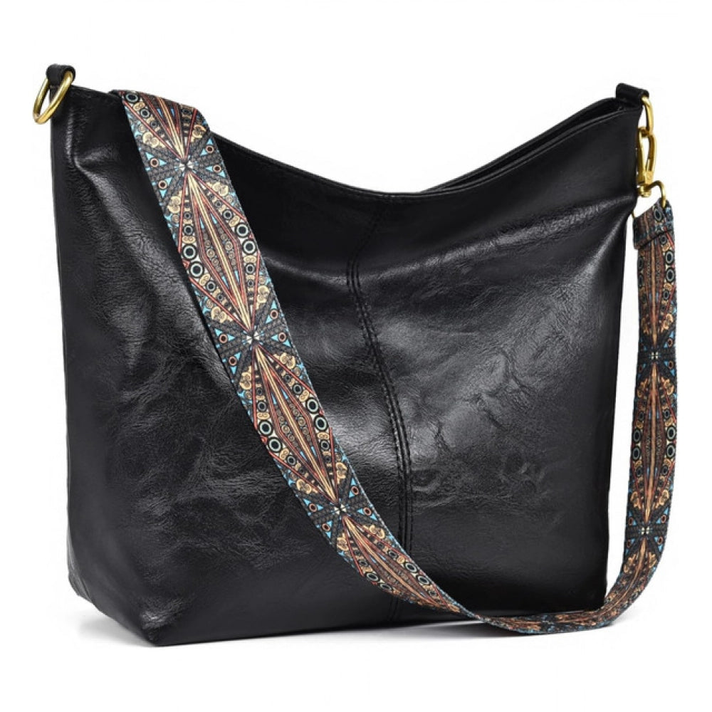 Jaunty Women's PU Leather Zipper Handbag