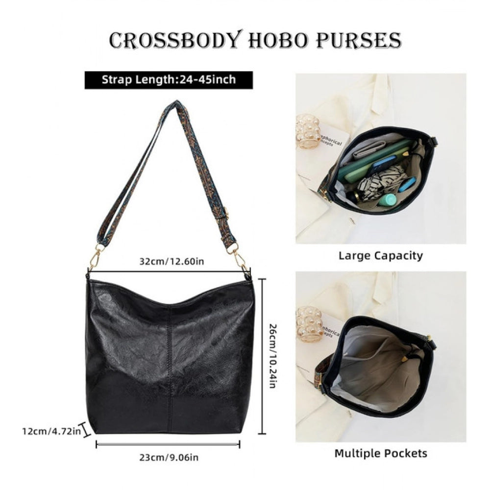 Jaunty Women's PU Leather Zipper Handbag
