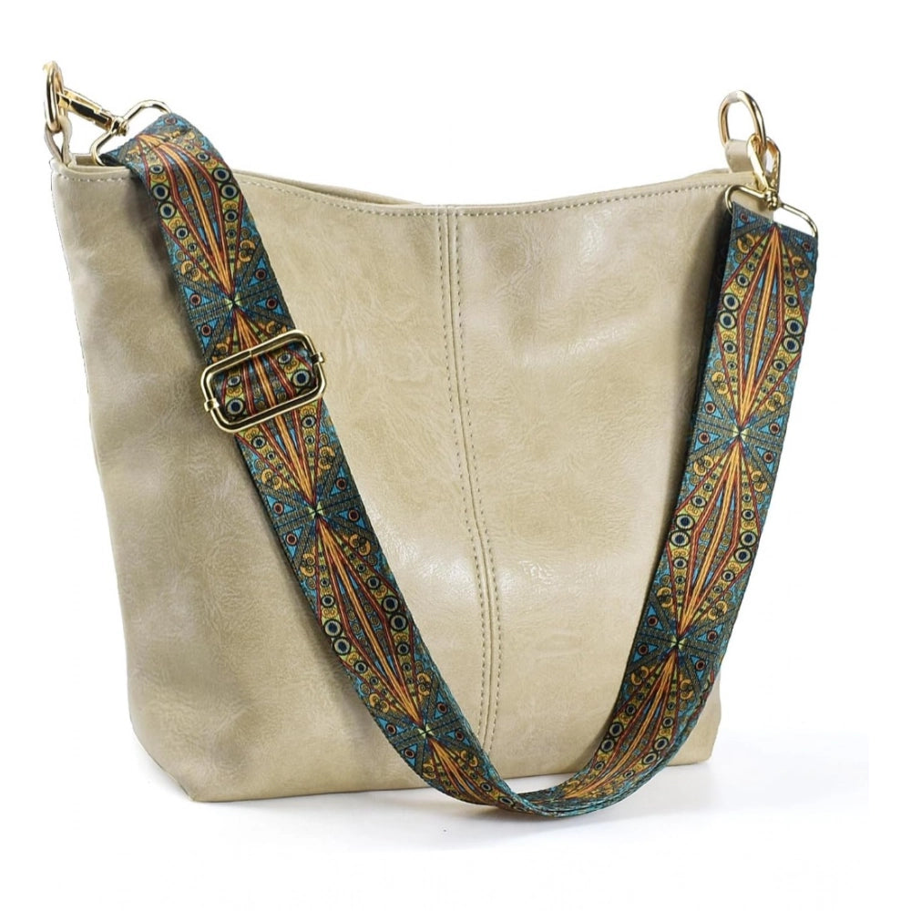 Jaunty Women's PU Leather Zipper Handbag
