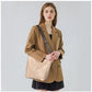 Jaunty Women's PU Leather Zipper Handbag