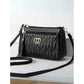 Classy Women's PU Leather Zipper Sling Bag