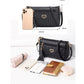 Classy Women's PU Leather Zipper Sling Bag