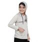 Attractive Boy's Cotton Printed Hooded Neck Hoodies (Grey )