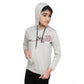 Attractive Boy's Cotton Printed Hooded Neck Hoodies (Grey )