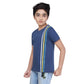 Designer Boy's Cotton Grapic Printed Round Neck T-Shirt (Blue)