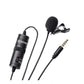 Plastic BOYA BY-M1 Lavalier Condenser Microphone with 20ft Audio Cable