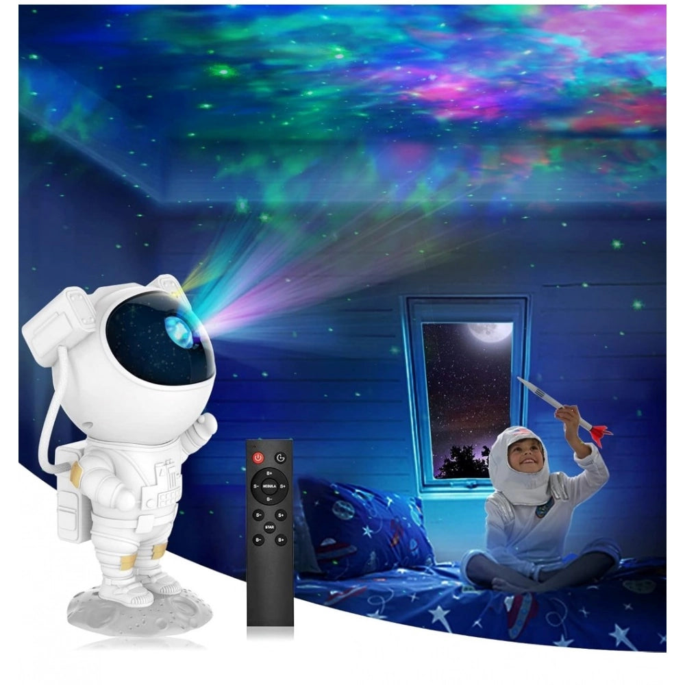 Plastic Galaxy Projector Night Lamp Astronaut Design
