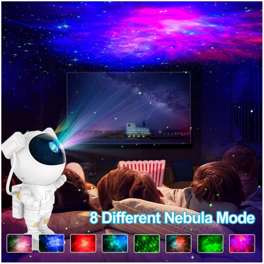 Plastic Galaxy Projector Night Lamp Astronaut Design