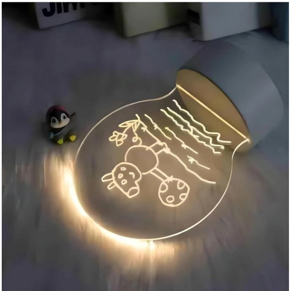 Glass 3D Illusion LED Creative Visualization Lamp