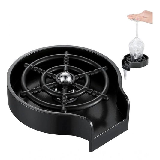 Steel Plastic Automatic Cup Rinser Bottle Cleaner Glass Rinser for Kitchen Sinks 