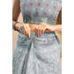 Attractive Women's Faux Linen Printed Ready-to-Wear Saree With Blouse Piece (Grey)