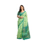 Attractive Women's Faux Linen Printed Ready-to-Wear Saree With Blouse Piece (Light Green)