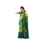 Stunning Women's Faux Linen Printed Saree With Blouse Piece