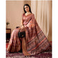 Adorable Women's Faux Silk Printed Saree With Blouse Piece