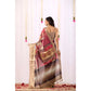 Adorable Women's Faux Silk Printed Saree With Blouse Piece