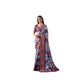 Adorable Women's Faux Silk Printed Saree With Blouse Piece