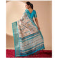 Adorable Women's Faux Silk Printed Saree With Blouse Piece