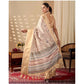 Adorable Women's Faux Silk Printed Saree With Blouse Piece