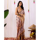 Stylish Women's Faux Silk Printed Saree With Blouse Piece