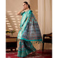 Stylish Women's Faux Silk Printed Saree With Blouse Piece