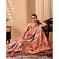 Sensational Women's Faux Silk Printed Saree With Blouse Piece