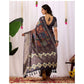 Sensational Women's Faux Silk Printed Saree With Blouse Piece