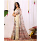 Sensational Women's Faux Silk Printed Saree With Blouse Piece
