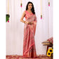 Sensational Women's Faux Silk Printed Saree With Blouse Piece