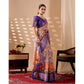 Sensational Women's Faux Silk Printed Saree With Blouse Piece