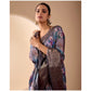 Sensational Women's Faux Silk Printed Saree With Blouse Piece