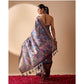 Sensational Women's Faux Silk Printed Saree With Blouse Piece
