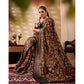 Sensational Women's Faux Banarasi Printed Saree With Blouse Piece