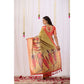 Sensational Women's Faux Silk Printed Saree With Blouse Piece