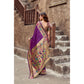 Versatile Women's Silk Blend Woven Saree With Blouse Piece