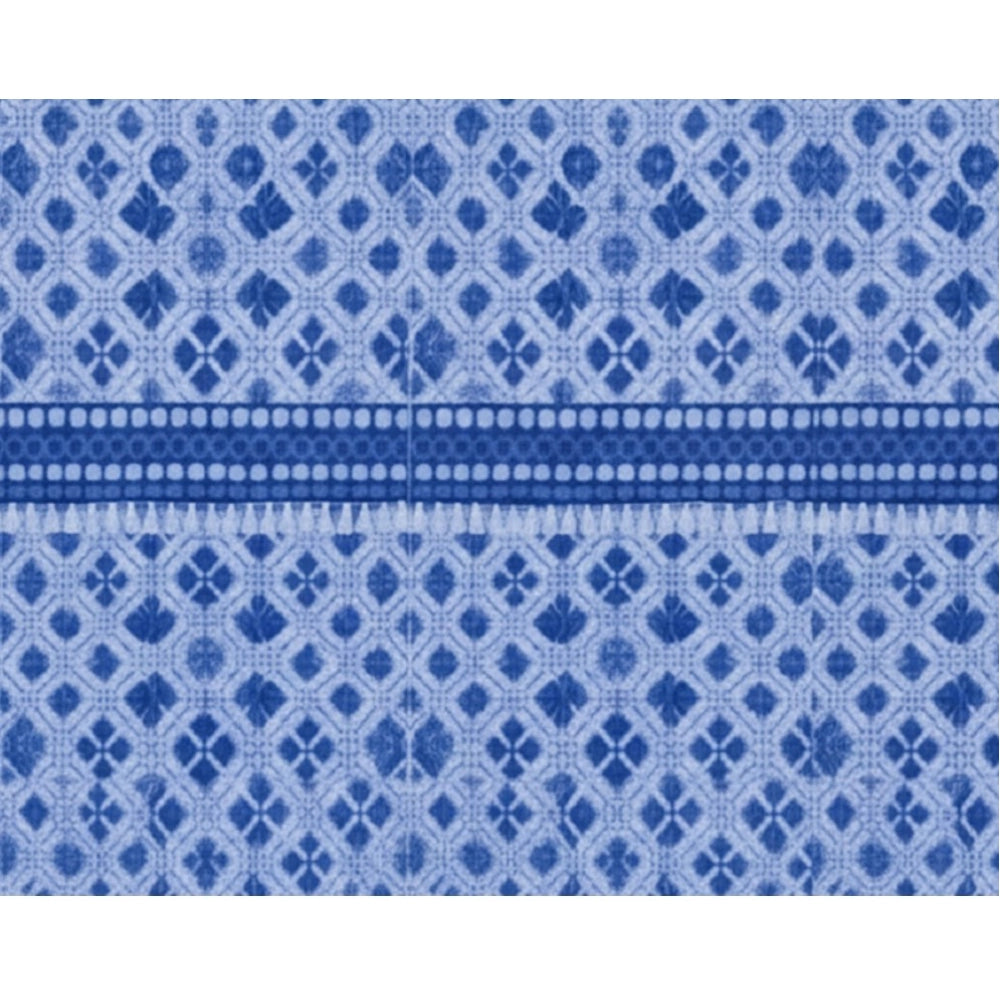 Amazing Fleece Geometric Double Polar Warm Bedsheet with 2 Pillow Cover