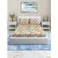 Sizzling Cotton Blend Floral Printed Double Bedsheet with 2 Pillow Covers