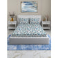 Sizzling Cotton Blend Floral Printed Double Bedsheet with 2 Pillow Covers