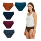 Modern Pack of 6 Women's Cotton Solid Hipster Panty