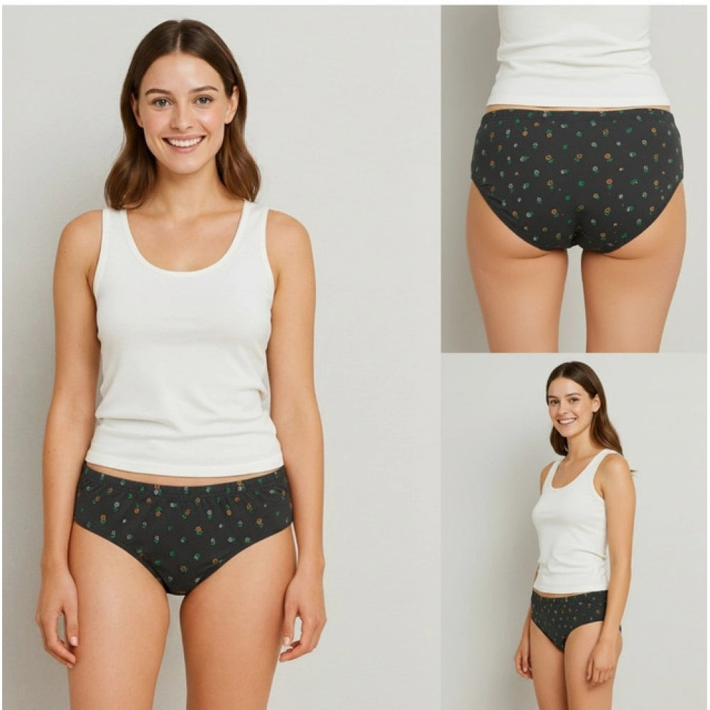 Modern Pack of 3 Women's Cotton Printed Hipster Panty