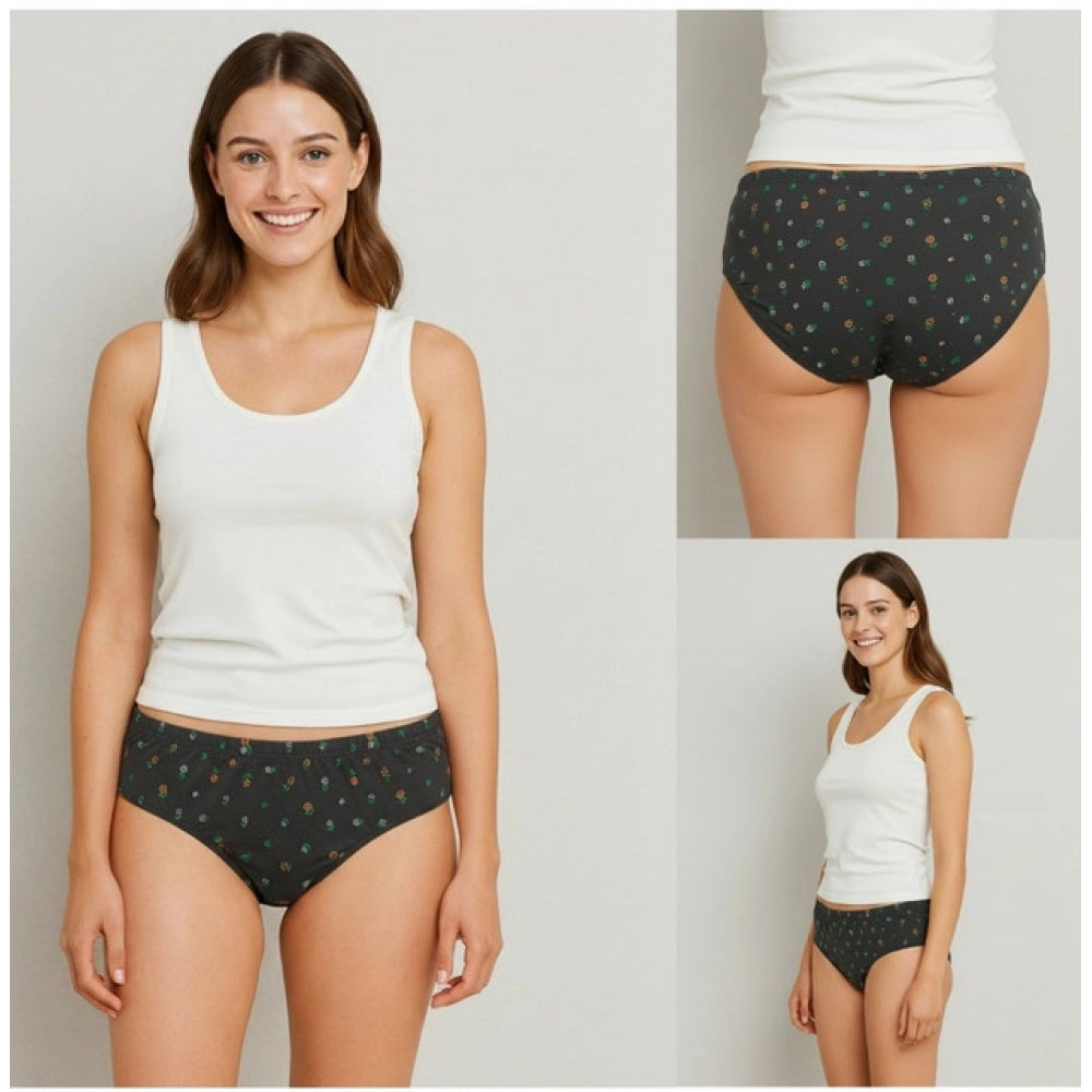 Modern Pack of 6 Women's Cotton Printed Hipster Panty