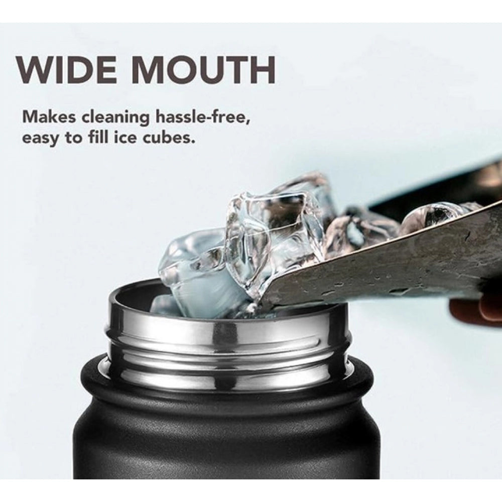 Royal 650 Ml Double Wall Insulated Stainless Steel Water Bottle With Flip Lid