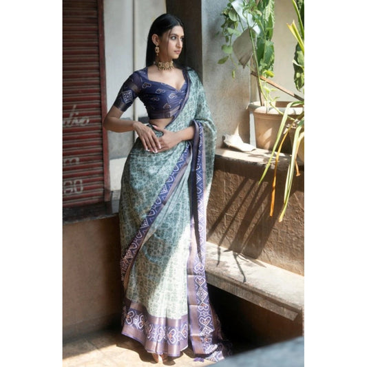 Incredible Women's Polyester Printed Saree With Blouse Piece