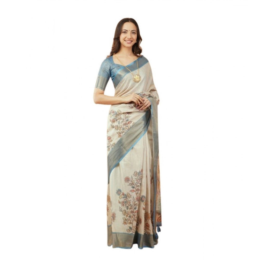 Incredible Women's Polyester Printed Saree With Blouse Piece