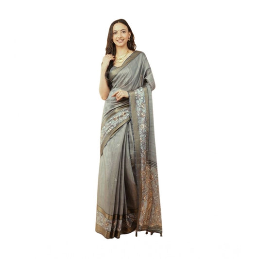 Incredible Women's Polyester Printed Saree With Blouse Piece