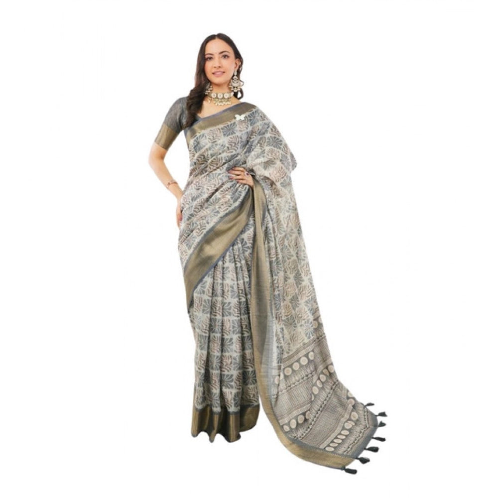 Incredible Women's Polyester Printed Saree With Blouse Piece