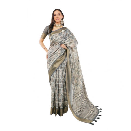 Incredible Women's Polyester Printed Saree With Blouse Piece