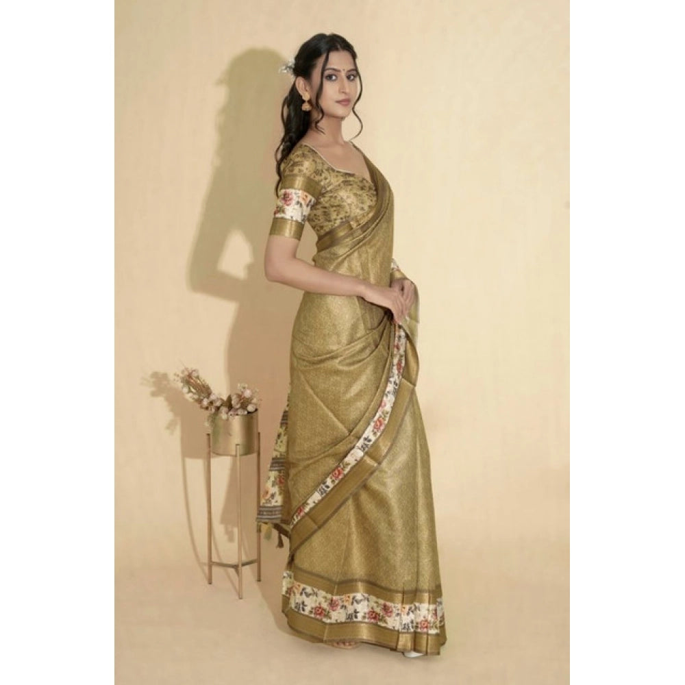 Incredible Women's Polyester Printed Saree With Blouse Piece