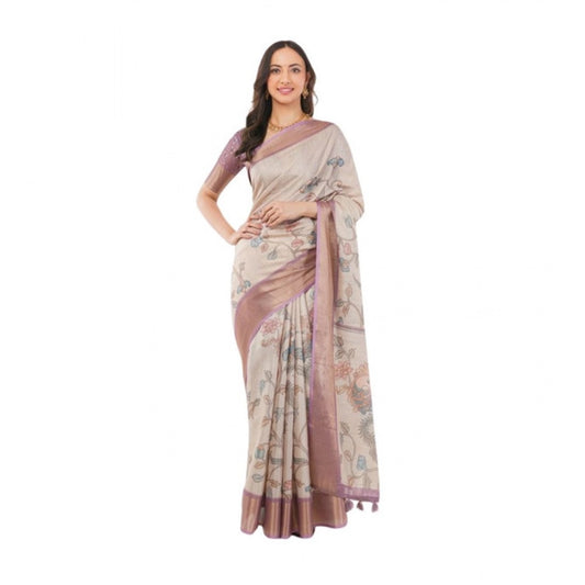 Incredible Women's Polyester Printed Saree With Blouse Piece