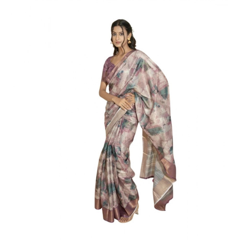 Incredible Women's Polyester Printed Saree With Blouse Piece